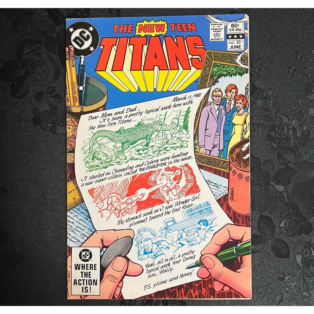 The New Teen Titans # 20 June 1982 DC Comics